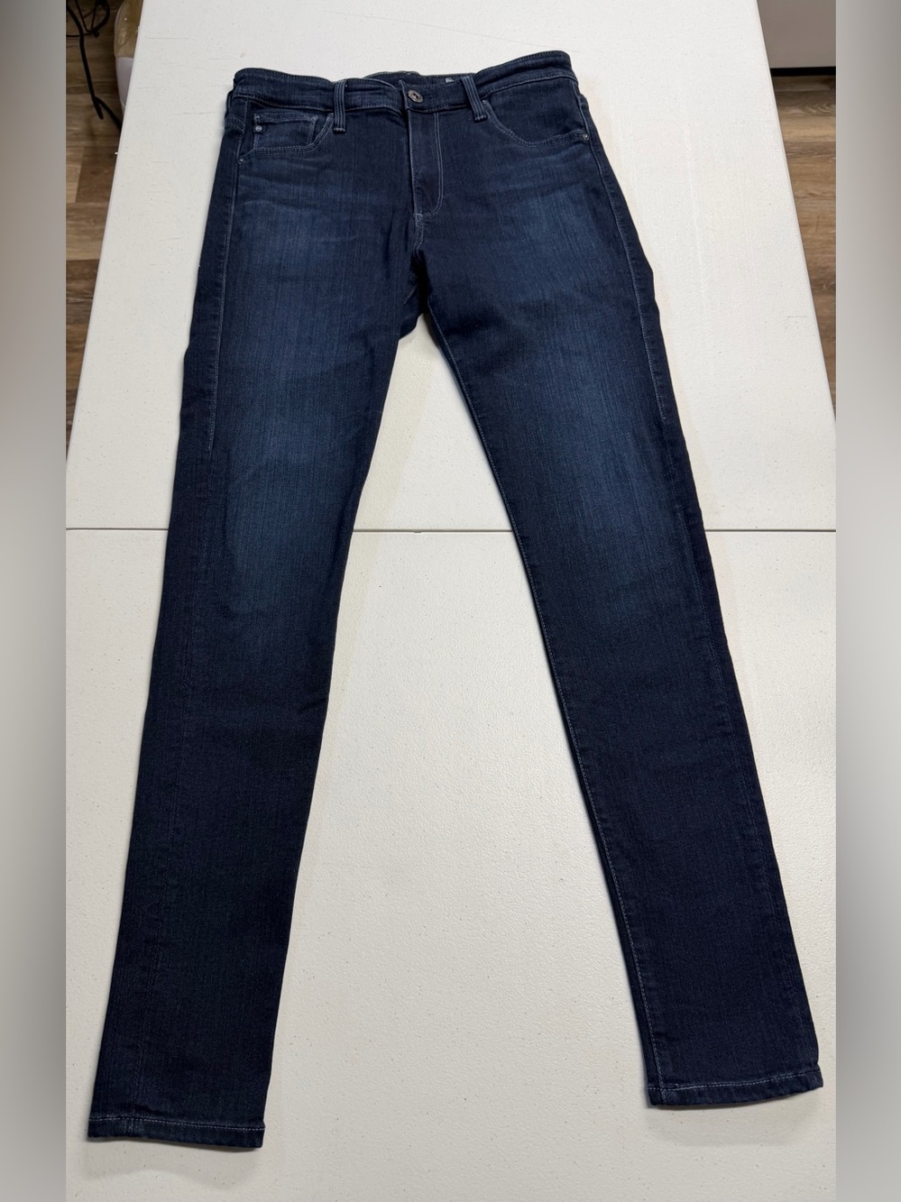 AG Adriano Goldschmied Women's  High Rise Skinny Jeans 27R Blue